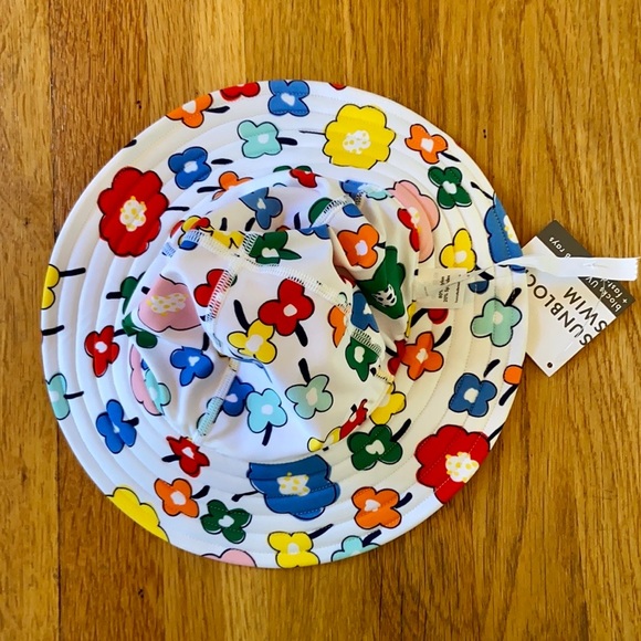 Hanna Andersson Other - NWT Hanna Andersson Toddler Sunblock Reversible Swim Hat